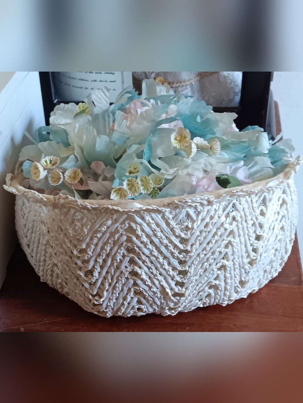 Sears Millinery Vintage Basket Hat